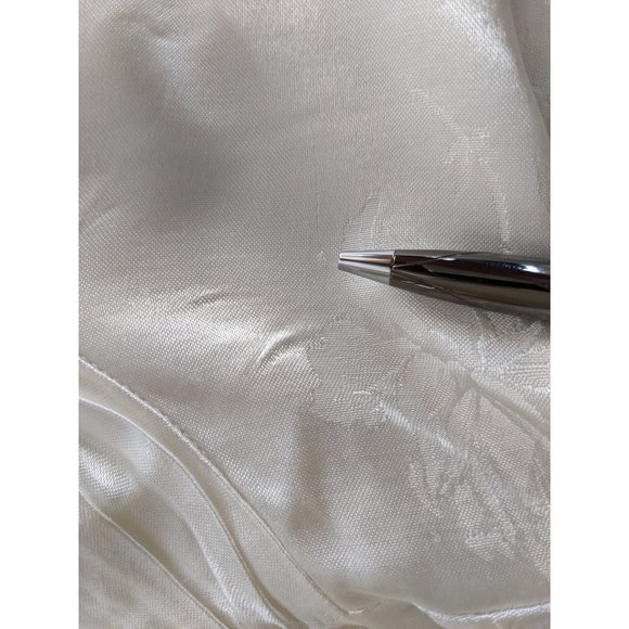 NWT Majorelle Camryn Romper S Floral Satin Jacquard Ivory - Picture 10 of 13